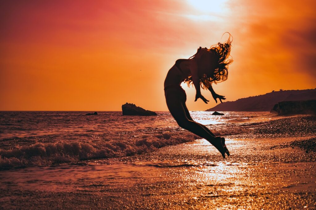 girl, teenager, dancing